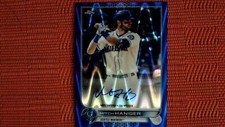 2022 Topps Chrome Baseball Blue RayWave Chrome Veteran Autograph #CVA-MH Mitch H