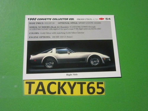 1991 VETTE SET SINGLE CARD(S) NEW YOU CHOOSE - Picture 110 of 202