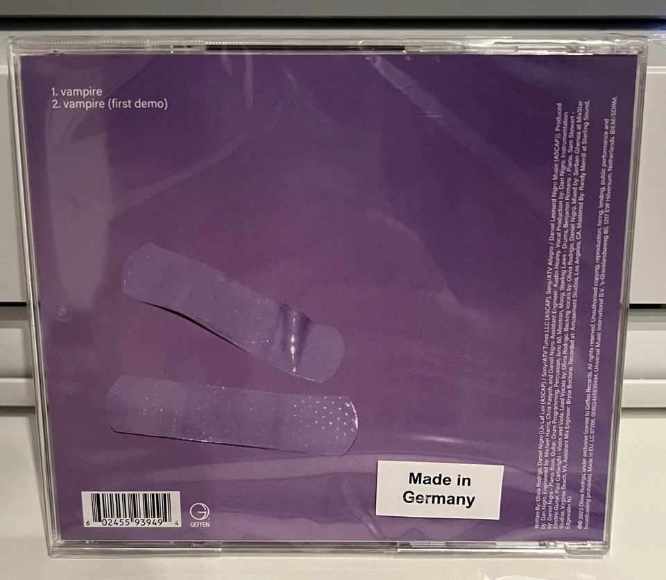 CD single Olivia Rodrigo vampire - Bild 2 von 2