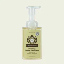NEW Moon Valley Organics UNSCENTED FOAMING HERBAL HAND SOAP