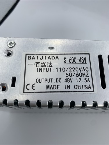 AC110/220V To DC 48V 12.5A 600W Switch Power Supply Adapter For LED Strip Light - Picture 11 of 12