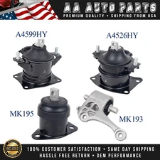 4pcs Engine Motor & Transmission Mount for 2005-2008 Acura RL V6 3.5L AUTO