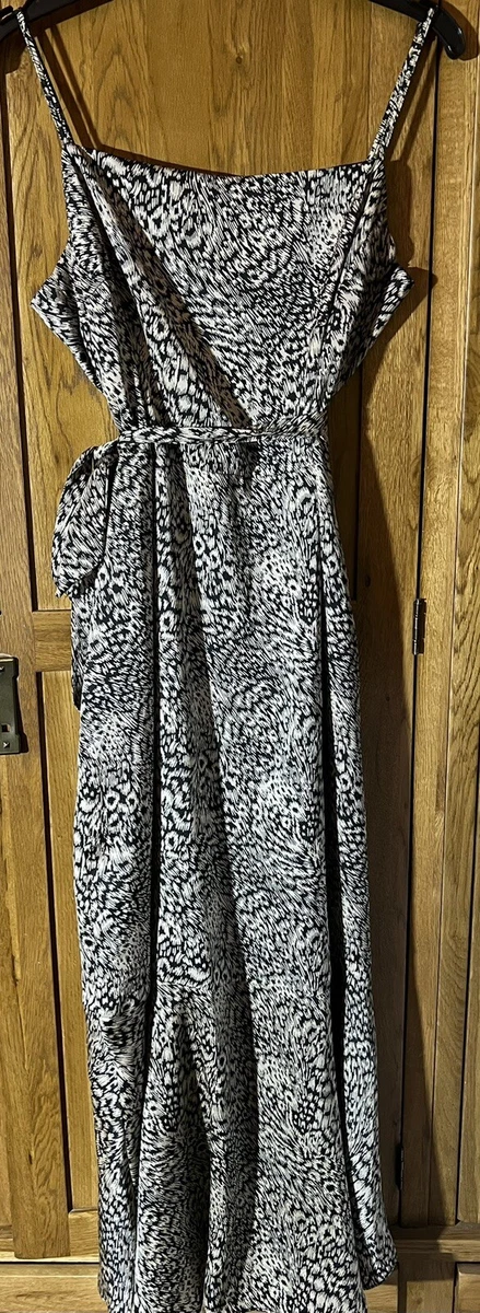 Black and clearance white aztec dress