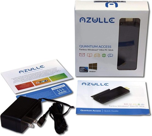 Azulle Quantum Access Fanless Mini PC Stick 2GB/32GB – Portable Business or Home