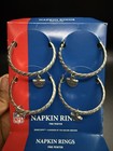 Vintage 2001 NFL Oakland Raiders Fine Pewter Napkin Ring Set of 4 Rawcliffe NOS — photo 1