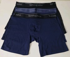 Tommy John Micro Modal Boxer Briefs Underwear Multicolor 3-pack Size L.