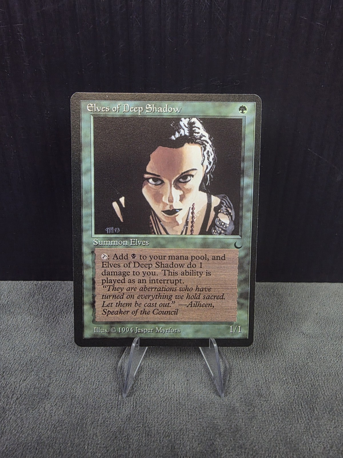 Elves of Deep Shadow The Dark NM/NM- MTG Magic the Gathering Vintage MTG B-2