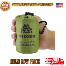 Emergency Gear Sleeping Bag Survival Bivy Space Blanket Outdoor Hiking Camping