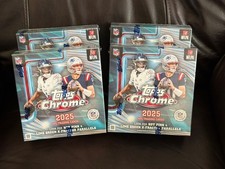 2025 TOPPS CHROME MEGA BOX NFL FOOTBALL LOT O...