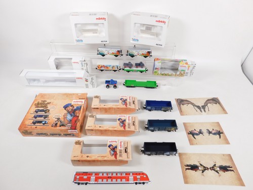 Märklin H0 Mängel Konvolut Güterwagen Start Up 44817 1. FC 48704 etc OVP #EL57-3 | Zustand: Gebraucht