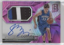 2016-17 Panini Spectra Rookie Jersey Pink 31/49 Stephen Zimmerman #123 Auto 1u6
