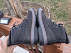 MENS CLARKS  MILWRIGHT RISE BLACK  TUMBLED LEATHER - WOOL ANKLES BOOTS SZ 12 — photo 5