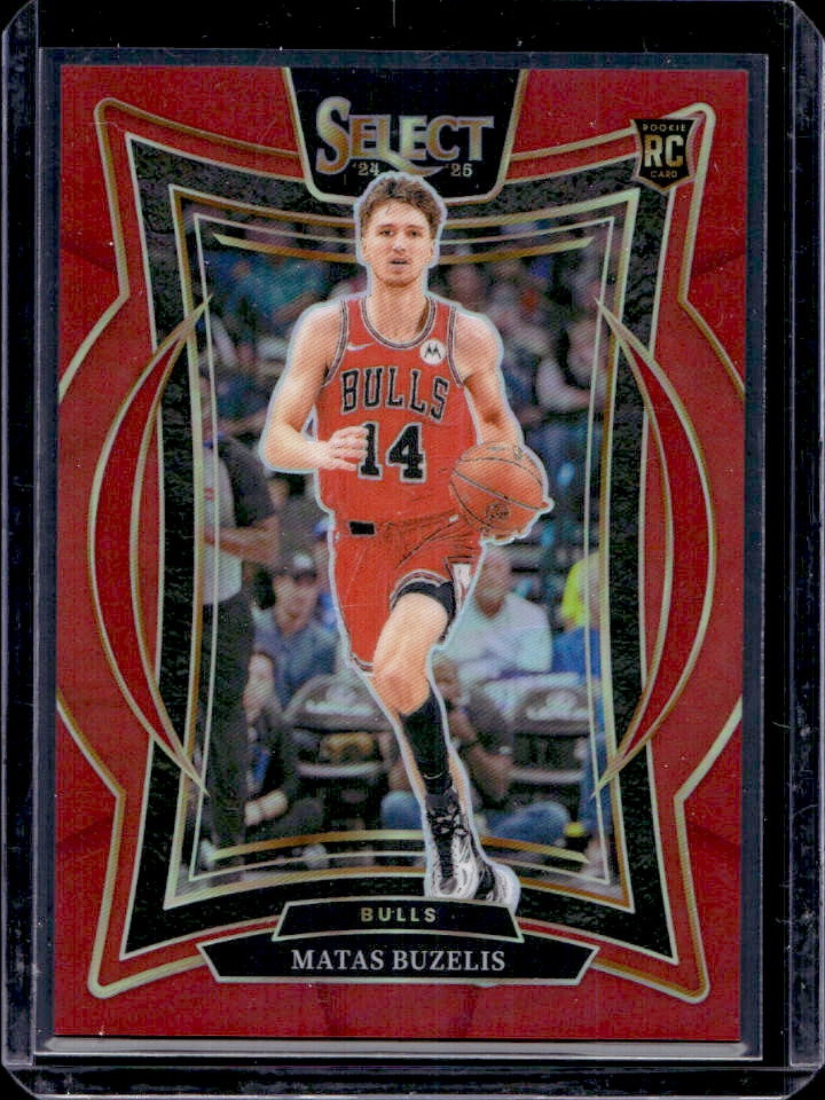 2024-25 Select Matas Buzelis Concourse RC Red Prizm #159/199 Bulls