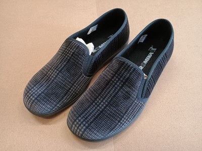 Romika Herren Hausschuhe Slipper Cord Anthrazit Gr. 40 !Lagerabverkauf!