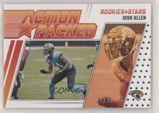 2021 Rookies & Stars Action Packed Purple 29/35 Josh Hines-Allen Allen v9t