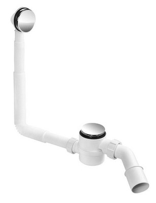 NEU McAlpine verchromt Pop-Up Druckknopf Bad Ablauf Bad Abfluss Filter