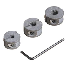 wolfcraft Depth Stop Set for Wood Drill bits, 3 pcs. I 2751000 I for Restricted-