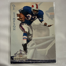 Ted Williams Card Co 1994 Roger Staubach's NFL O.J. Simpson Bills #8 Base