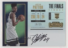 2017 Contenders Rookie Variation The Finals Ticket 18/25 Justin Patton Auto 5xx