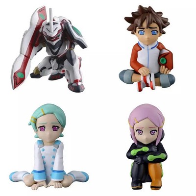 Eureka Seven Gashapon Set 4 Figuren mit Nirvash und Amoname