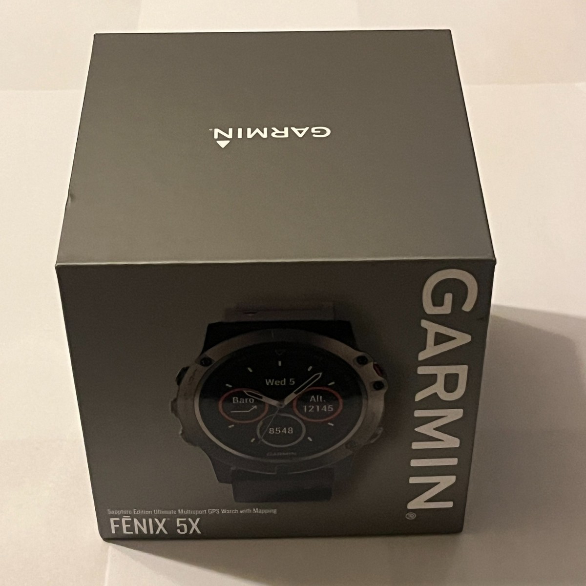 Garmin Fenix 5x - 51mm Slate Gray Sapphire GPS Sports Smart Watch