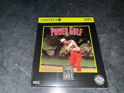 Power Golf (TurboGrafx-16, 1989) Brand new Sealed!