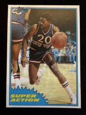 1981-82 Topps Micheal Ray Richardson (#109E) NM All-Star, Knicks ^GRUMPYBUCK^