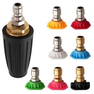 #ad 360° Turbo Pressure Washer Nozzle 4000 PSI Rotating Aluminum Alloy 8 Pack $22.55
