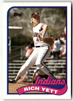 1989 Topps MLB No. 363 Rich Yett