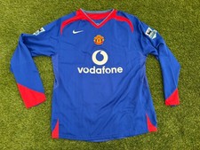 Vintage Nike 2005 Manchester United Wayne Rooney #8 Authentic Soccer Jersey