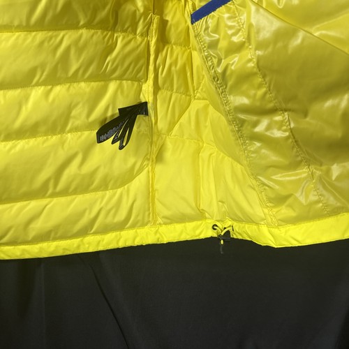 Ralph Lauren RLX Puffer Vest Yellow Blue Quilted Down Filled Rare Golf - Picture 6 of 8