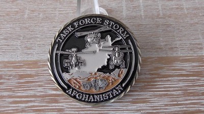 Task Force Storm Afghanistan OEF Challenge Coin #E123