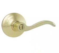 Defiant Naples Polished Brass Bed/Bath Door Lever