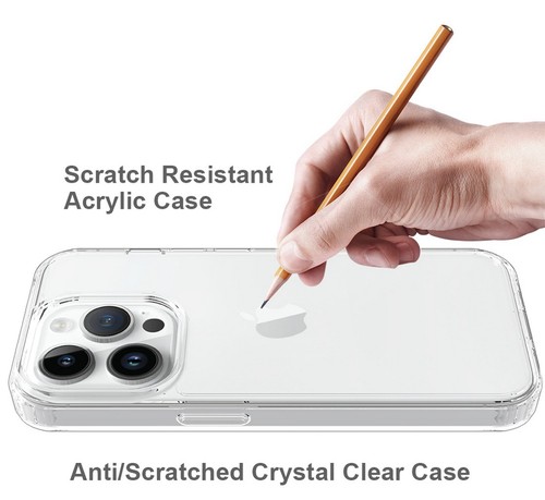 Aquaflex Anti-shock Transparent Étui Housse Légère pour IPHONE 15 Pro - Photo 5 sur 5