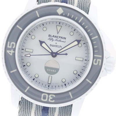 Swatch Blancpain Fifty Fathoms x Swatch SO35S100 Automatic Men's Watch_946584