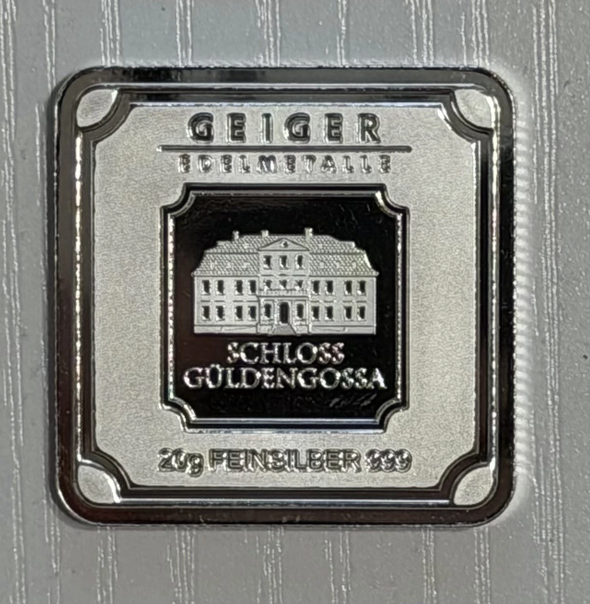 0.999 Silver Bullion Bars & Rounds 20 g Precious Metal Content per