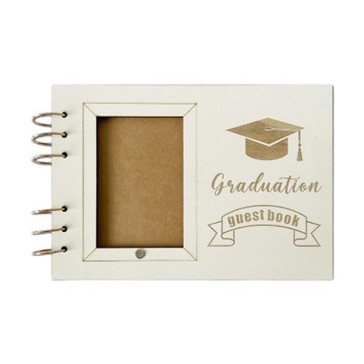 Abschluss Holz Gästebuch Rustikal für Party Supplies College High School