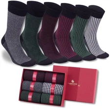 Men’s Bamboo Dress & Trouser Socks 6-Pack - 625