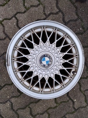 1x Original 15 Zoll BMW E30 Kreuzspeichen Alufelgen 1179066 7Jx15 ET24 4x100