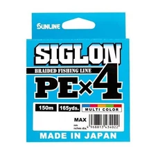 Sunline Line SIGLON PE ×4 200m Multicolor No. 0.8 12lb