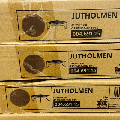 IKEA JUTHOLMEN Stool, outdoor, dark gray-brown , 004.691.15 Sealed!!!