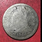 1853 US Seated LIBERTY SILVER Dime! "Philadelphia" Mint! Lower Grade! Old Coin!