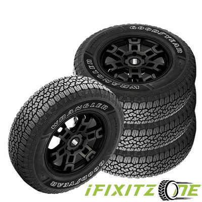 #ad 4 Goodyear Workhorse A T OWL LT265 75R16 123R 10 Ply All Terrain Tires TAKEOFF $906.78