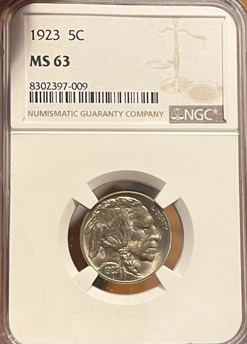 1923 NGC MS63 Buffalo Nickel
