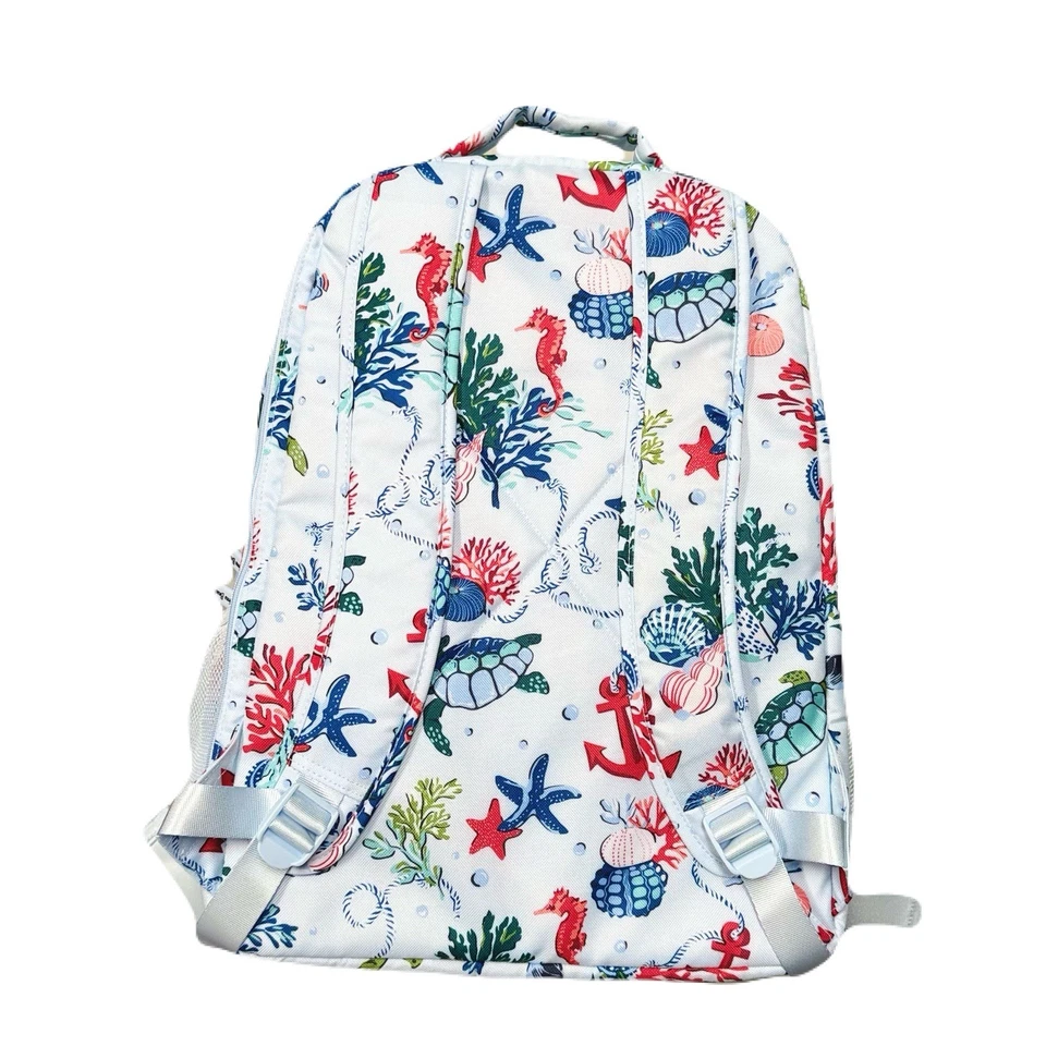 Vera Bradley Anchors Pesaje Juego Mochila Bolsa de Lona Resort Playa Crucero Foto 4 de 4