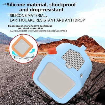 Für Yoto Player Dritte Gen Schutzhülle Silikon mit ergonomischem Griff Design