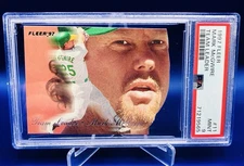 1997 Fleer Mark McGwire Team Leaders #11 Athletics POP 3 PSA 9