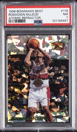 Roshown McLeod [Atomic Refractor] #118 1998 Bowman's Best card