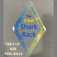 The 9 Ball Shark Rack Sheet for 2-1/4” inch (57.2mm) Size Pool Balls