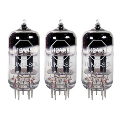 New Gain Matched Trio (3) Tung-Sol Reissue 12AX7 ECC83 Tubes - Authorized Dealer